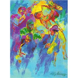 LeRoy Neiman Signed Serigraph Art Print "Jazz Horns"