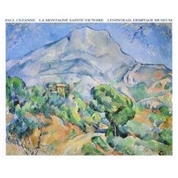 Paul Cezanne La Montagne St. Victorie Art Print