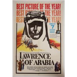 Lawrence of Arabia Vintage Movie Poster 1965 O'Toole