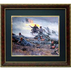 Mort Kunstler Civil War Framed Print Courage in Blue