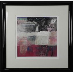 Robert RC Chapman Original Collage Monoprint Framed