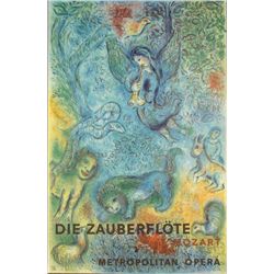 Marc Chagall Die Zauberflote The Magic Flute Art Print