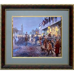 Mort Kunstler Civil War Frmd Print Gen. Lee Mills House