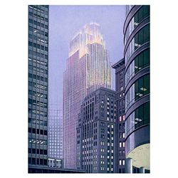 Signed Art Print RICHARD HAAS Minneapolis Dusk Lt Ed