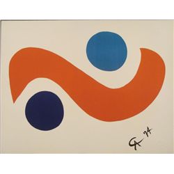 Alexander Calder : Skybird Braniff Airlines Art Print