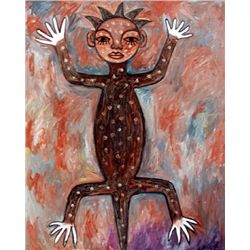 Ephrem Kouakou: Untitled I (Lizard Figure)