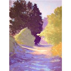 Larry D'Amico FIRE ROAD Signed LE Art Print Landscape