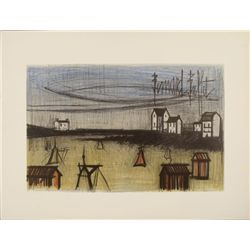 Bernard Buffet : A Small Beach Art Print