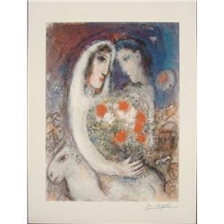 Marc Chagall : Marriage Romantic Art Print