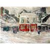 Image 2 : Maurice Utrillo Winter in Montmarte Litho Signed Framed