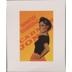 Clifford Faust Signed Dorothy Dandridge Art Print