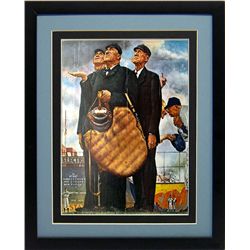 Norman Rockwell Bottom of the 6th Framed Print