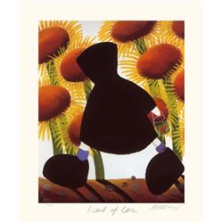 Mackenzie Thorpe 'LAND OF LOVE' Lithograph
