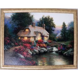 Sergon Stonebridge Cottage Orig Giclee Signed Framed
