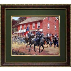 Mort Kunstler Civil War Framed Print Gen. Lee Cashtown