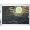 Image 1 : Maestro Tanjianji Original Painting on Canvas -Moon