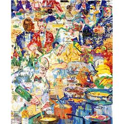 LeRoy NEIMAN Signed International Cuisine Art Print