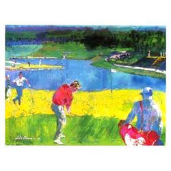 Mystic Rock Signed LE Golf Art Signed LeRoy Neiman 1996