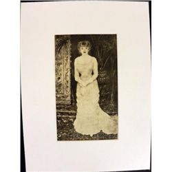 Renoir Portrait de Jeanne Samary Engraving Print