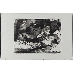Betty Heredia Orig Woodcut Block Print Sea Movement II