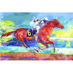 FUNNY CIDE Signed LeRoy Neiman Serigraph Art Print