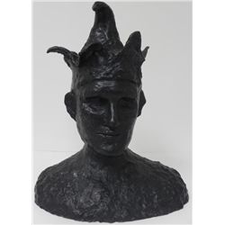 Head of Jester Bronze Sculpture after Pablo Picasso