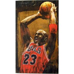 Stephen Holland Signed Michael Jordan Art Print