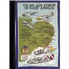 Image 2 : 2 Framed Original WWII Tea Towels Made in England