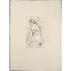 Renoir Etching Art Print - Bather