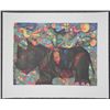 Image 1 : Judith Bledsoe Signed Art Proof Print George The Rhino