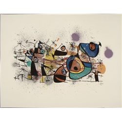 Joan Miro : Peintures Modern Art Print