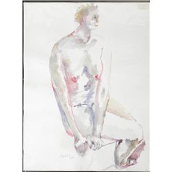 Betty Snyder Rees Original Painting Saturday Nudes #33