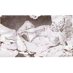 Isabel Bishop NUDE 1961, Pub. 1981 Signed Etching