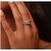 Image 5 : 14KT White Gold 0.80ct Opal and Diamond Ring