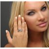 Image 5 : 14KT White Gold 0.86ctw Diamond Ring
