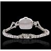 Image 2 : Ladies Hamilton 14KT White Gold and Platinum Diamond Wristwatch