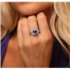 Image 2 : 14KT White Gold 3.03ct Tanzanite and Diamond Ring