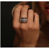 Image 4 : 18KT White Gold 2.37ctw Diamond Ring