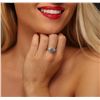 Image 2 : 14KT Two-Tone Gold 1.18ctw Brilliant Cut Diamond Ring