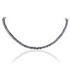 Image 3 : 14KT White Gold 12.96ctw Tanzanite and Diamond Necklace