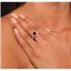 Image 2 : 14KT Yellow Gold 3.06ct Ruby and Diamond Ring