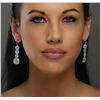 Image 7 : Platinum EGL Certified 18.17ctw Diamond Earrings