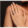 Image 2 : 14KT White Gold 1.05ct VS2/Light Yellow Diamond Ring