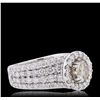 Image 4 : 14KT White Gold 2.51ctw Diamond Ring