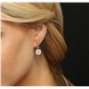 Image 5 : Platinum and 18KT Yellow Gold EGL Certified 2.71ctw Diamond Earrings