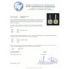 Image 6 : Platinum and 18KT Yellow Gold EGL Certified 2.71ctw Diamond Earrings