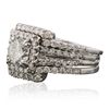 Image 2 : 14KT White Gold 2.25ctw Diamond Ring