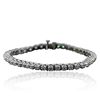 Image 3 : 14KT White Gold 3.61ctw Diamond Tennis  Bracelet