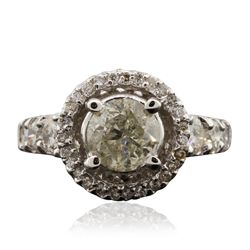 14KT White Gold 2.88ctw Diamond Ring