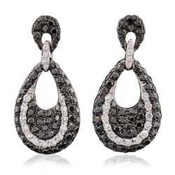 14KT White Gold 0.25ctw Diamond Earrings